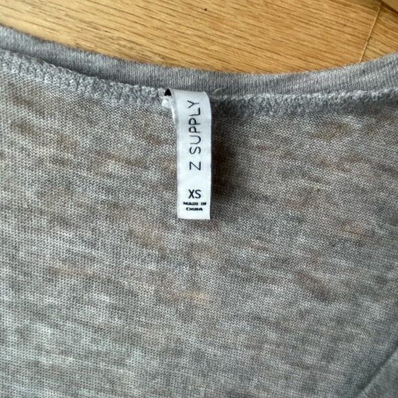 Z Supply OVERSIZED Camo Burnout Pocket Tee Size XS - Picture 6 of 13